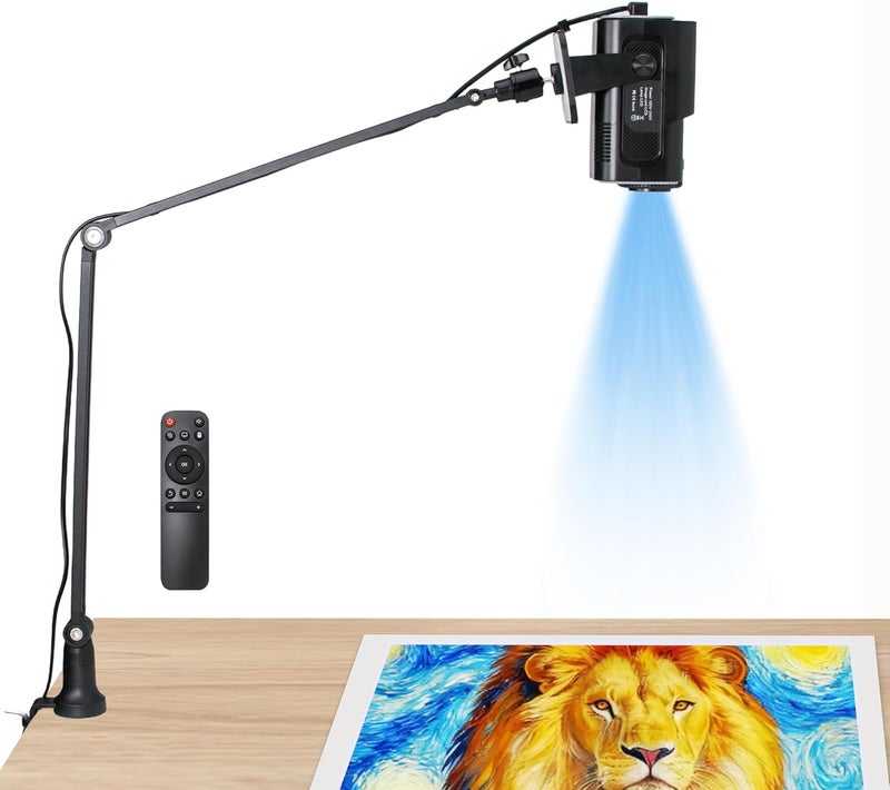 HI-REEKE جهاز عرض فني للتتبع، جهاز عرض رسم ذكي لعرض الصور على الجدار والقماش للفنانين - Image 1